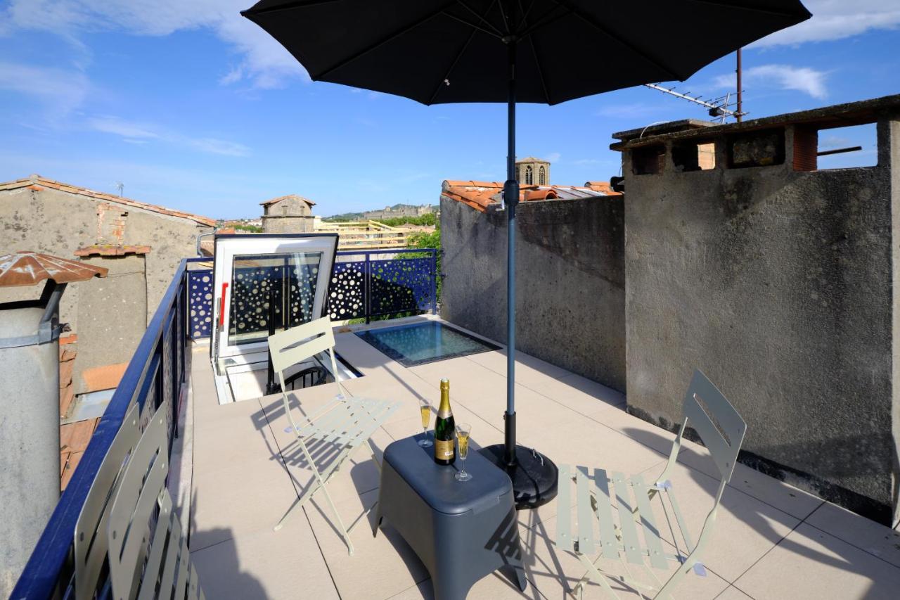 דירות קרקסון Mon Toit Carcassonnais •Hypercentre •Terrasse •Vue מראה חיצוני תמונה